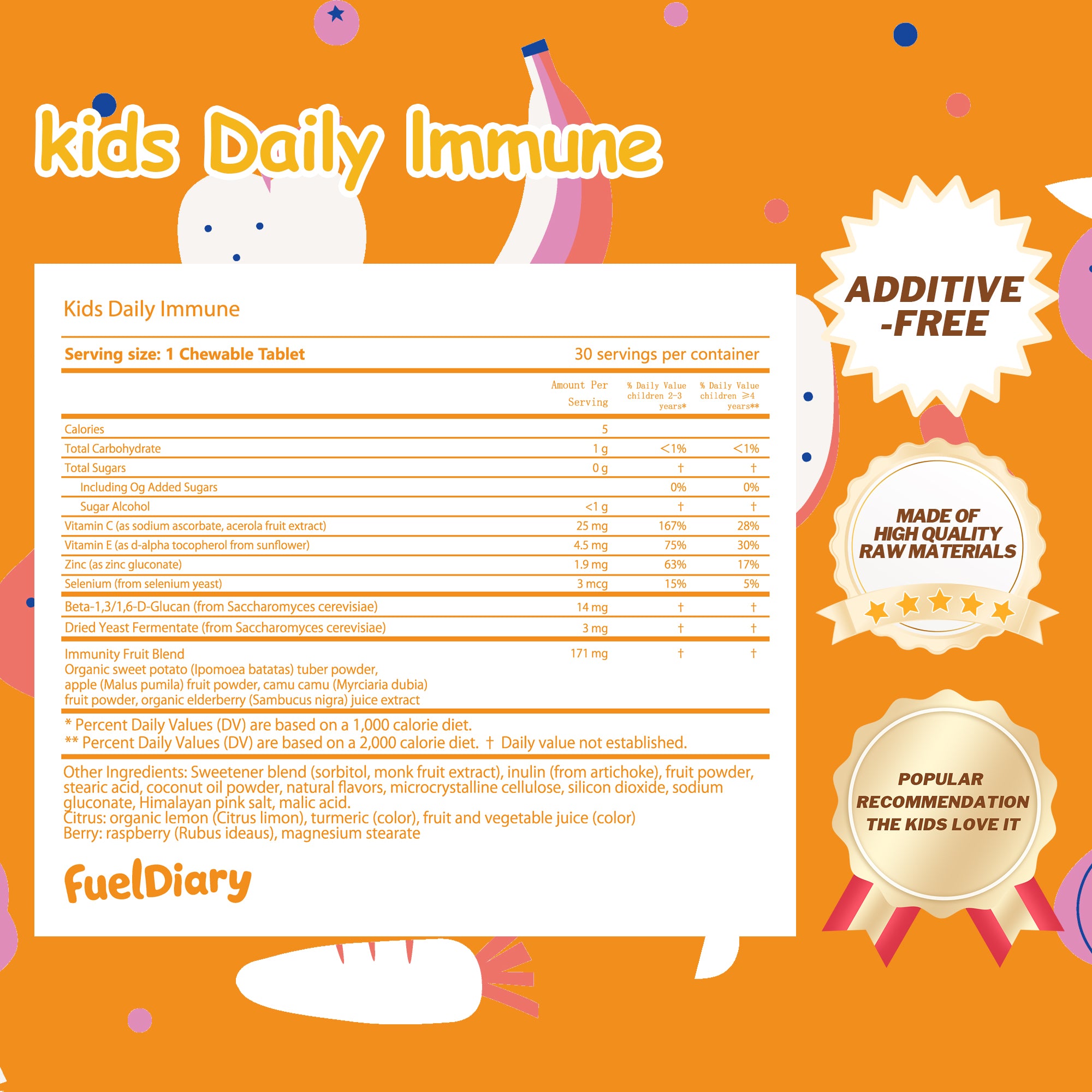 Fueldiary® Kids Daily Immune