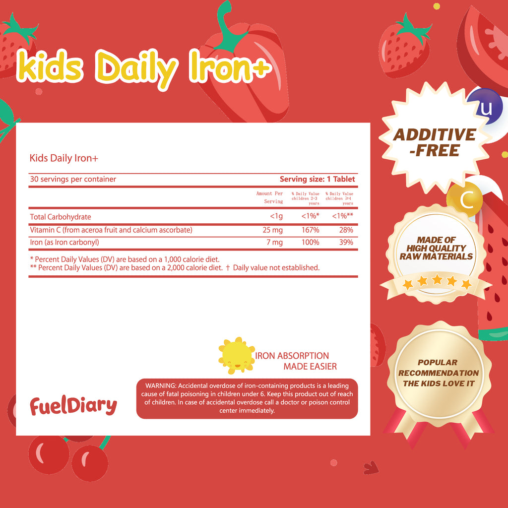 Fueldiary® Kids Daily Iron+