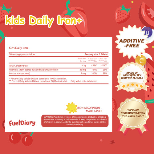 Fueldiary® Kids Daily Iron+